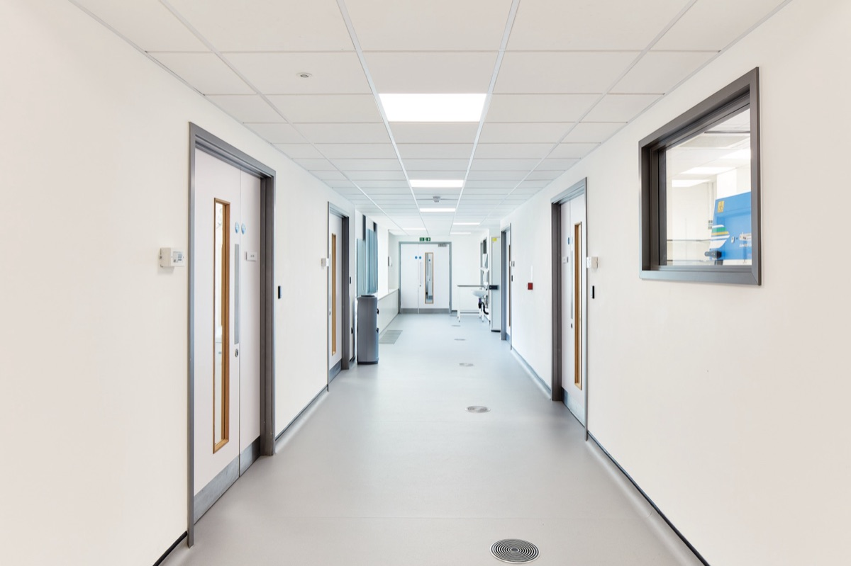 Laboratory corridor at WestWorks Labs